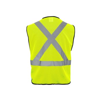 Global Glove FrogWear GLO-019 Chaleco de alta visibilidad GLO-019/6XL - tamaño 6XL - Poliéster - Lima - ANSI clase 2 - glo-019 6xl