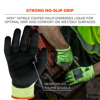 Ergodyne 7041 Lima Grande Guantes resistentes a cortes - 720476-17814