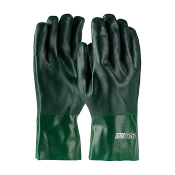 Imágen de PIP Procoat 58-8025DD Verde Universal PVC Apoyado Guantes resistentes a productos químicos (Imagen principal del producto)