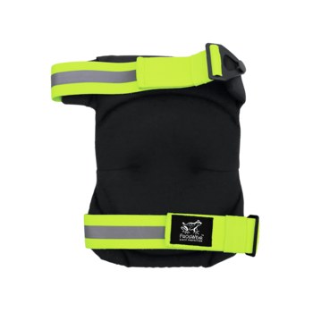 Global Glove FrogWear Rodilleras de alta visibilidad KP461N - tamaño Talla única - Tapa blanda - Negro y amarillo/verde de alta visibilidad - 29250