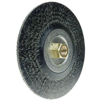 Weiler Polyflex 35216 Cepillo de rueda - Anudado encapsulado Acero cerda