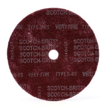 3M Scotch-Brite A/O óxido de aluminio AO Disco de desbaste - Muy fino grado - Accesorio Eje - Diámetro 12 pulg. - Agujero Central 5 pulg. - 05795