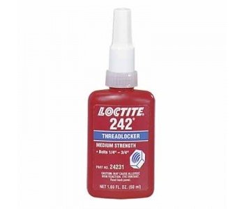 Loctite 242 Azul Fijador de rosca 24231, IDH:135355 - Mediano Fuerza - 50 ml Botella