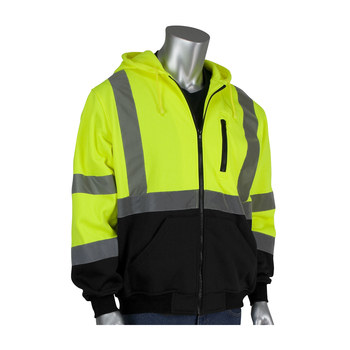 PIP B323-1370 Sudadera para condiciones frías 323-1370B-LY/3X - tamaño 3XL - Polar de poliéster - Alta vis Lima y amarillo - 18570