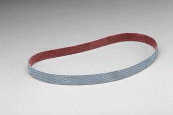 3M Trizact Banda de lija 33132 - 1/2 pulg. x 18 pulg. - Óxido de aluminio - A160 - Fina