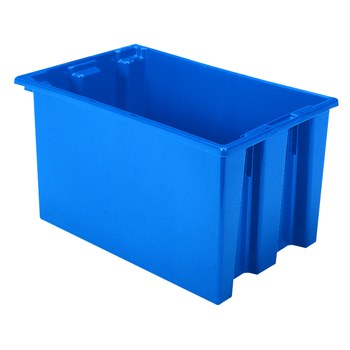 Imagen de Akro-mils 35240 1.7 ft³, 12.9 gal 75 lb Azul Polímero de grado industrial Contenedor apilable (Imagen principal del producto)