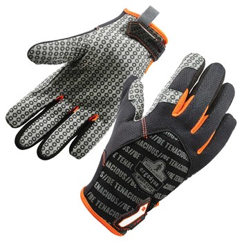 Ergodyne ProFlex 821 Negro/Naranja Grande Malla de poliéster Malla de poliéster Guantes de trabajo - 720476-17234
