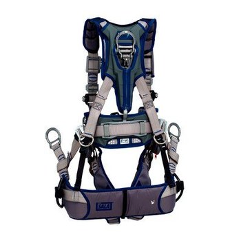 DBI-SALA ExoFit STRATA Viento y torre Arnés para el cuerpo 1112587 - tamaño Grande - Gris, azul - 11036
