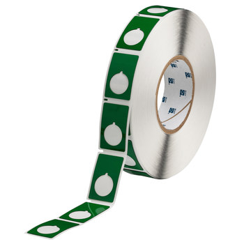 Imágen de Brady Verde Poliéster Transferencia térmica THTEP-168-593-.5GN Rollo de etiquetas para impresora de transferencia térmica troquelado (Imagen principal del producto)