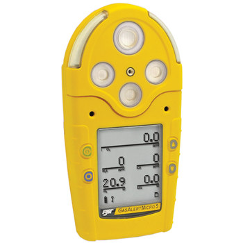 Imágen de BW Technologies GasAlertMicro 5 Series Amarillo Monitor de gas múltiple (Imagen principal del producto)