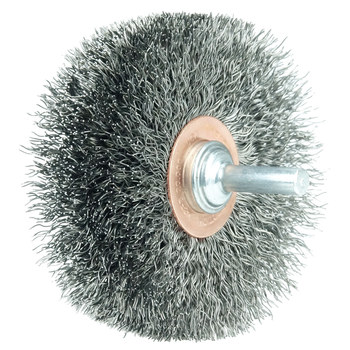 Weiler 17622 Cepillo de rueda - Rizado Acero cerda
