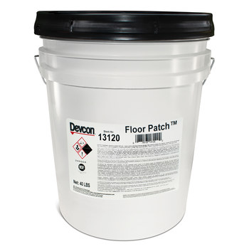 Devcon Floor Patch Base y acelerador (B/A) Sellador de asfalto y hormigón - Gris Líquido 40 lb Cubeta - 13120