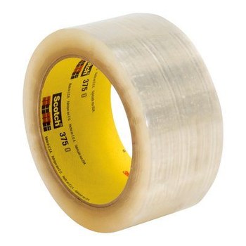 3M Scotch 375 Transparente Cinta de sellado de cajas - 48 mm Anchura x 50 m Longitud - 3.1 mil Espesor - 68764