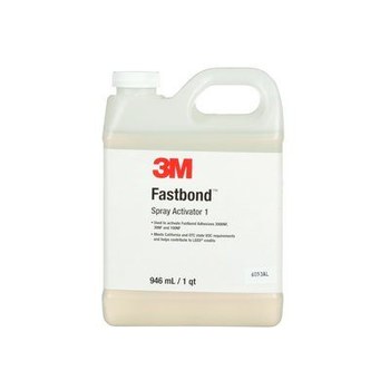 3M Fastbond Activador Transparente Líquido 1 qt Botella - Para uso con Adhesivo 2000NF, Adhesivo de contacto 30NF, Adhesivo de espuma 100NF - 56533
