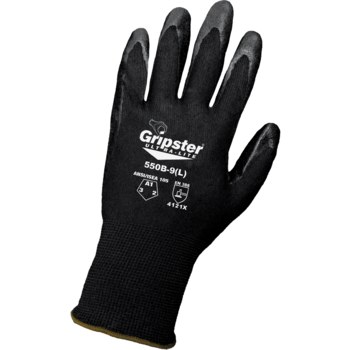 Global Glove Gripster Ultra-Lite B550 Negro 9 Nailon Guantes de trabajo - acabado Áspero - 550b sz 9