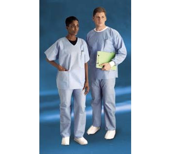 Imágen de Dupont Convertors Azul Grande Tela SMS Pantalones quirúrgicos (Imagen principal del producto)