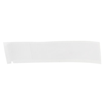 Brady M4-53-427 Etiquetas envolventes autolaminables - 1 pulg. x 4 pulg. - Vinilo - Negro sobre blanco, transparente - B-427