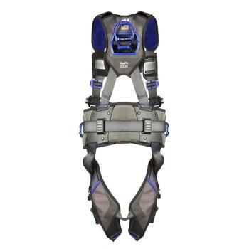 DBI-SALA ExoFit X300 Construction, Posicionamiento Arnés para el cuerpo 70007420394 - tamaño 2XG - Gris - 16491