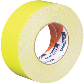 Shurtape PC 619 Amarillo fluorescente Cinta para ductos - 48 mm Anchura x 55 m Longitud - 9 mil Espesor - shurtape 139587