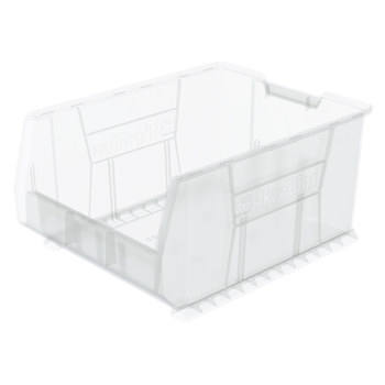 Imagen de Akro-mils Akrobin 300 lb Transparente Polímero de grado industrial Apilado Contenedor de almacenamiento (Imagen principal del producto)