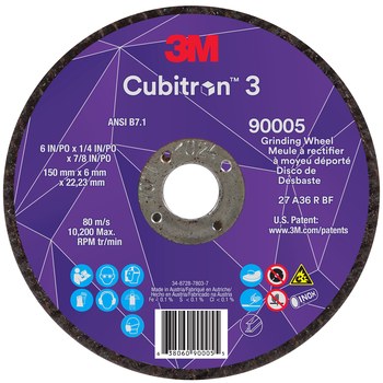 Imágen de 3M Cubitron 3 Disco esmerilador 90005 (Imagen principal del producto)