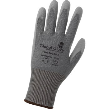 Global Glove Gris Grande Nailon Guantes resistentes a cortes - Bolsa de plástico - pug-006 lg