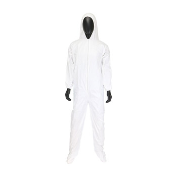 West Chester Overoles desechables para trabajo y uso general 3659/M - tamaño Grande - Blanco - 36588