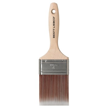 Bestt Liebco Master Manchas a base de agua Plano Cepillo - 3 pulg. - Poliéster/nailon - 65655