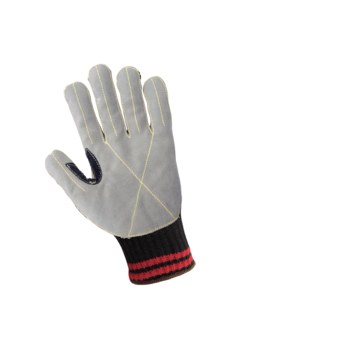 Global Glove Samurai Glove K500LF Negro Mediano Aralene Dividir Cuero vacuno Guantes resistentes a cortes - 816679-01192