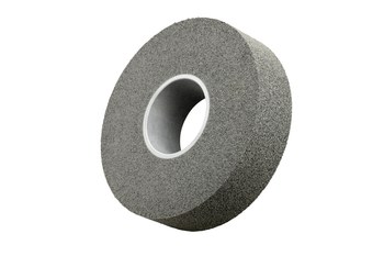 3M Scotch-Brite Convoluto Carburo de silicio Duro Rueda de desbaste - Fina grado - Accesorio Eje - Diámetro 8 pulg. - Agujero Central 3 pulg. - Grosor 1 pulg. - 60311