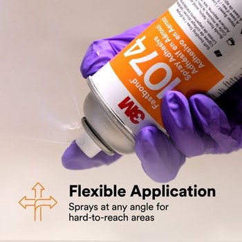 3M Fastbond 1074 7100373617 Spray Adhesivo para Espuma y Tela Neutro Líquido Bote de aerosol A base de agua - 76116 - Peso neto 8.2 oz