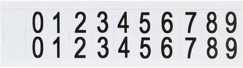 Imágen de Brady Serie 97 Negro sobre blanco Interior/exterior Vinilo Serie 97 9712-# KIT Kit de etiquetas de números (Imagen principal del producto)