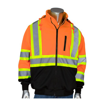 PIP 323-1475X Sudadera para condiciones frías 323-1475X-OR/3X - tamaño 3XL - Polar de poliéster - Alta vis Lima y amarillo - 27254