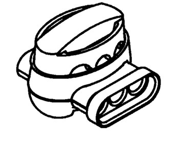3M Scotchlok 314U-POUCH Blanco IDC - Conector IDC - Diámetro máximo exterior de aislante 0.155 pulg. - 09232