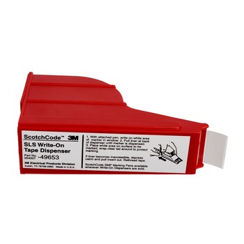 3M ScotchCode 49653 Blanco Kit de dispensador de marcadores de cable