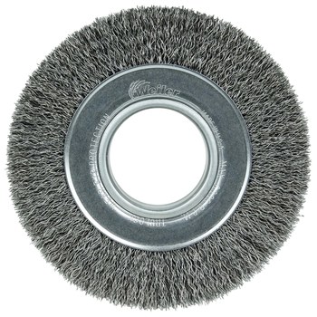 Weiler 03060 Cepillo de rueda - Rizado Acero cerda