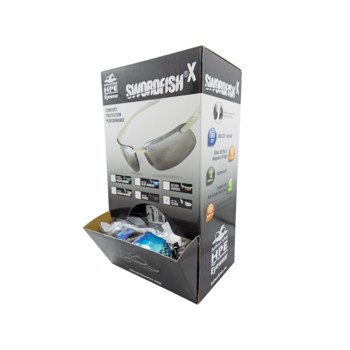 Global Glove SwordfishX Lentes de seguridad lente Antivaho transparente - Medio marco - 816368-02727