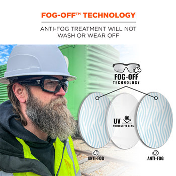 Ergodyne Skullerz LOKI Universal Lentes de seguridad lente Transparente - 720476-56083