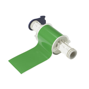 Imágen de Brady Verde Vinilo Transferencia térmica 13542 Rollo de etiquetas para impresora de transferencia térmica continua (Imagen principal del producto)
