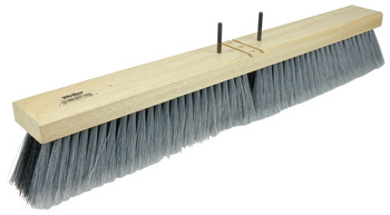 Weiler Pro-Flex 446 Cabezal de escoba a presión - 24 pulg. - Poliestireno, Polipropileno - Gris, Negro - 44600