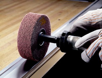 3M Scotch-Brite Rueda laminada 27870 - Óxido de aluminio - 12 pulg. - Muy fino