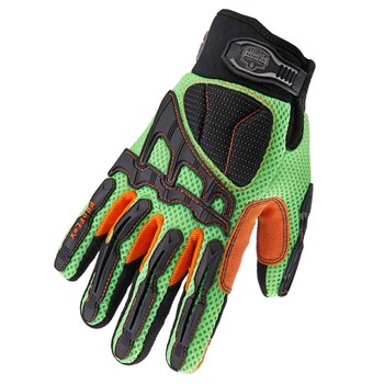 Ergodyne Proflex 924LD Lima de alta visibilidad Grande Espuma EVA/PVC/TPR Espuma EVA/PVC/TPR Guantes de trabajo - 720476-17054