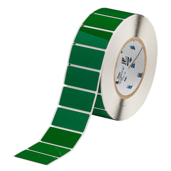 Imágen de Brady Verde Poliéster Transferencia térmica THTEP-173-593-.5GN Rollo de etiquetas para impresora de transferencia térmica troquelado (Imagen principal del producto)