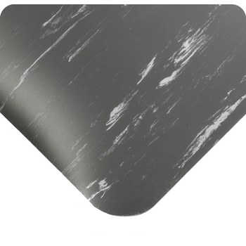Imágen de Wearwell Tile-Top Select 494 Negro Base de esponja de PVC/Superficie de PVC Tapete antifatiga (Imagen principal del producto)