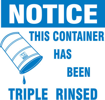 Imágen de Brady Azul Cuadrado Papel 60364 Etiqueta de saneamiento (Imagen principal del producto)