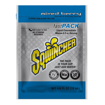 Imágen de Sqwincher Fast Pack Fast Pack 0.6 oz Bayas mixtas Concentrado líquido (Imagen principal del producto)