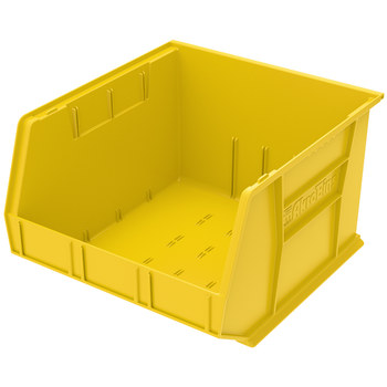 Imagen de Akro-mils Akrobin 75 lb Amarillo Polímero de grado industrial Colgado/Apilado Contenedor de almacenamiento (Imagen principal del producto)