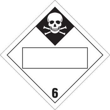 Imágen de Brady B-101 Etiquetas recubiertas de poliéster Cuadrado Blanco Letrero de anuncio para camión 60402 (Imagen principal del producto)