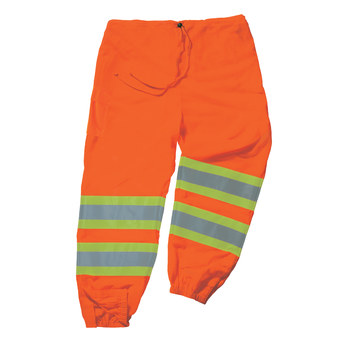Ergodyne 8911 Pantalones de alta visibilidad 22865 - tamaño Grande/XG - Poliéster - Naranja de alta visibilidad - ANSI clase E