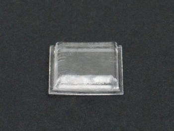 3M Bumpon SJ5307 Transparente Parachoques/espaciador - 0.413 pulg. Anchura - 0.98 pulg. Altura - 41256